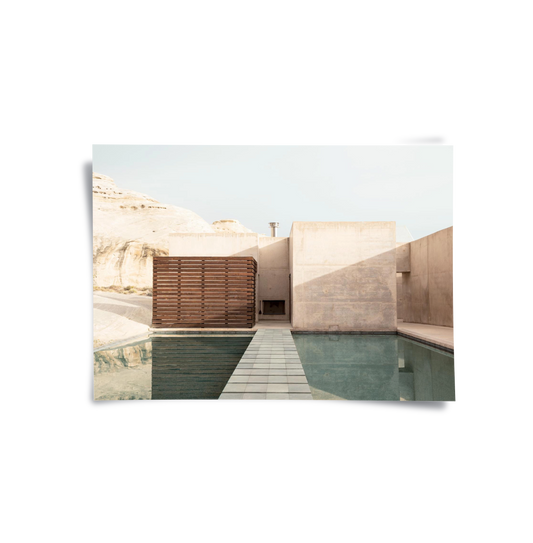 Earthy Tones Brutalist - Poster