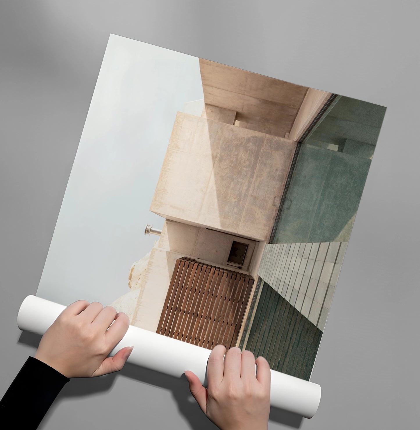 2Earthy Tones Brutalist - Poster