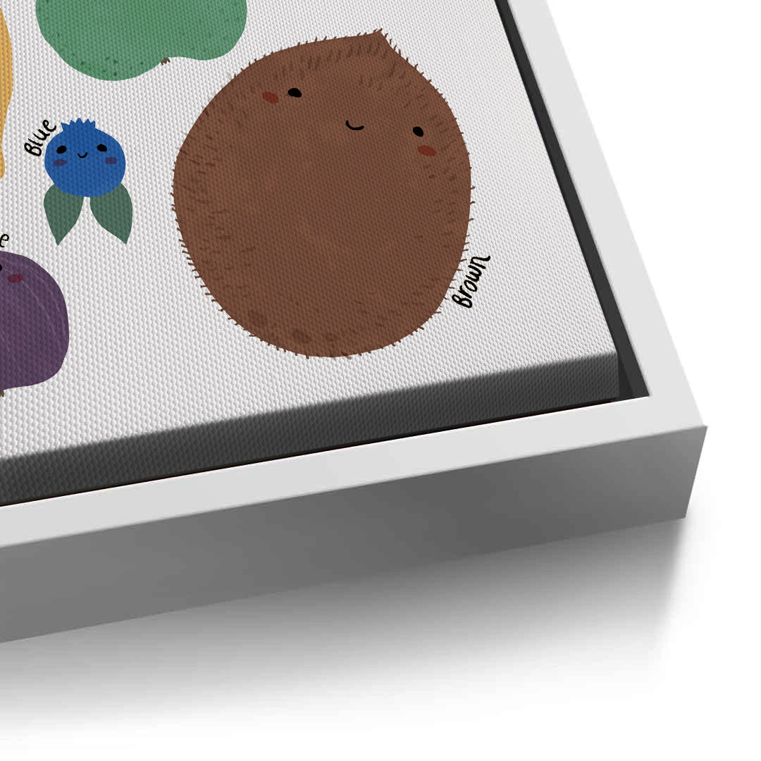 2Educational Fruit and Color - Canvas