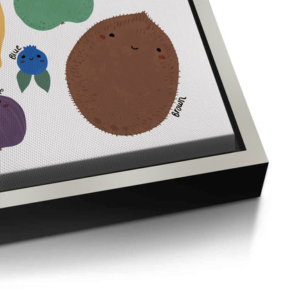 Educational Fruit and Color - Canvas