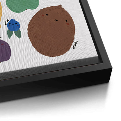 Educational Fruit and Color - Canvas