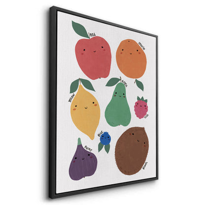 Educational Fruit and Color - Canvas