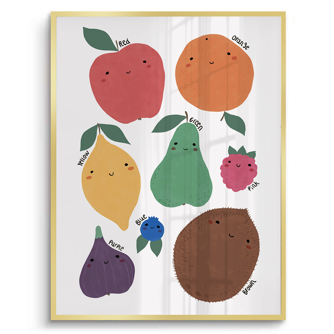 2Educational Fruit and Color - Fine Art
