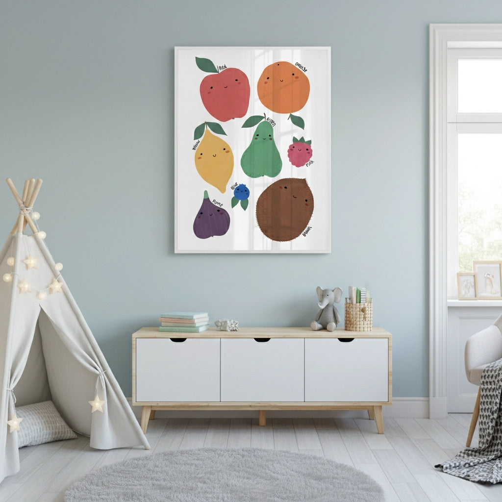 Educational Fruit and Color - Fine Art
