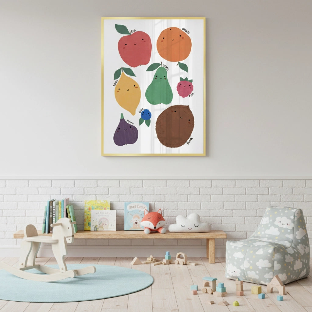 2Educational Fruit and Color - Fine Art