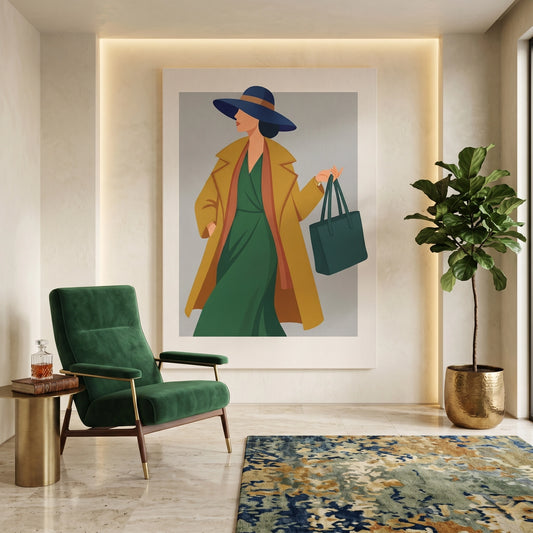 Elegant Lady - Canvas