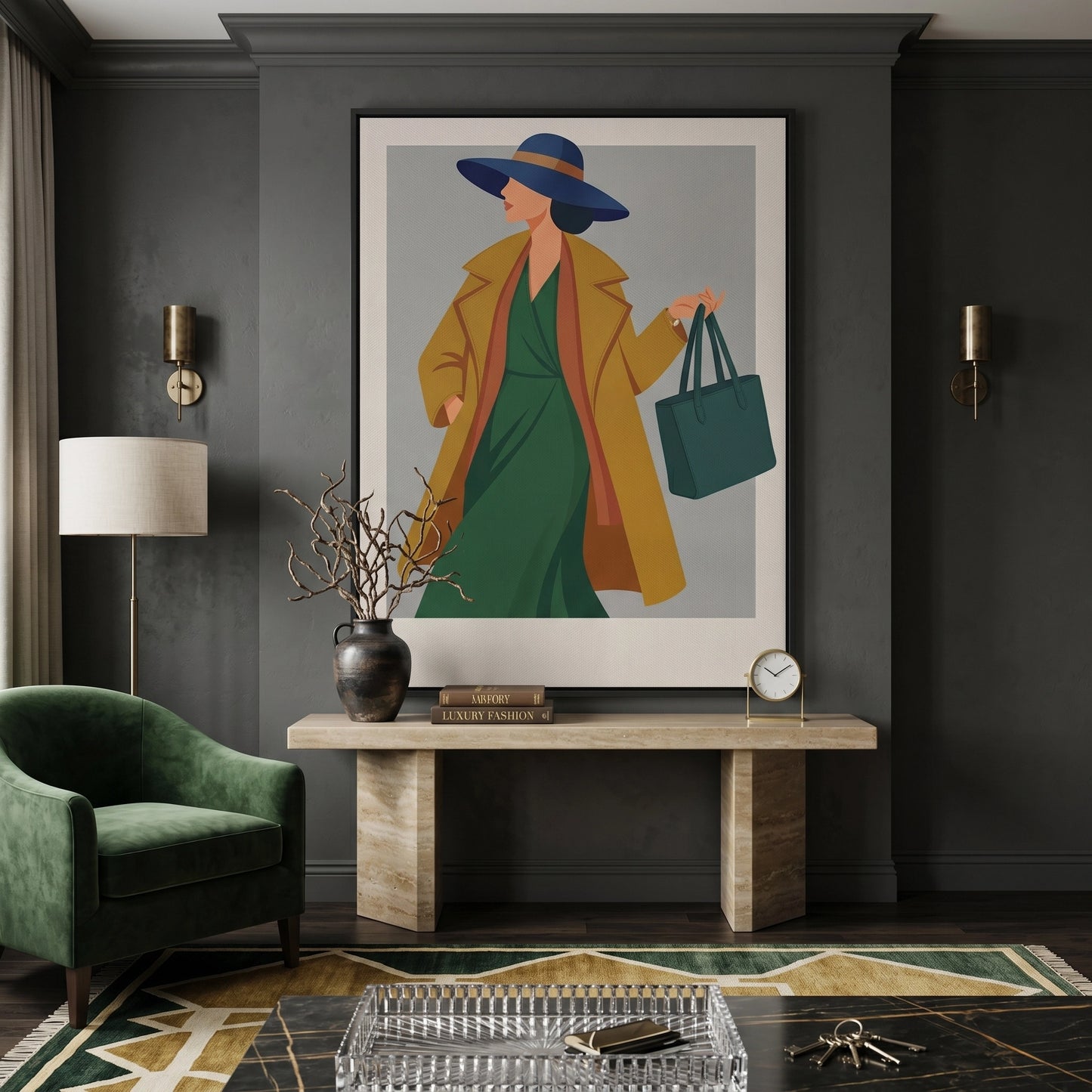2Elegant Lady - Canvas