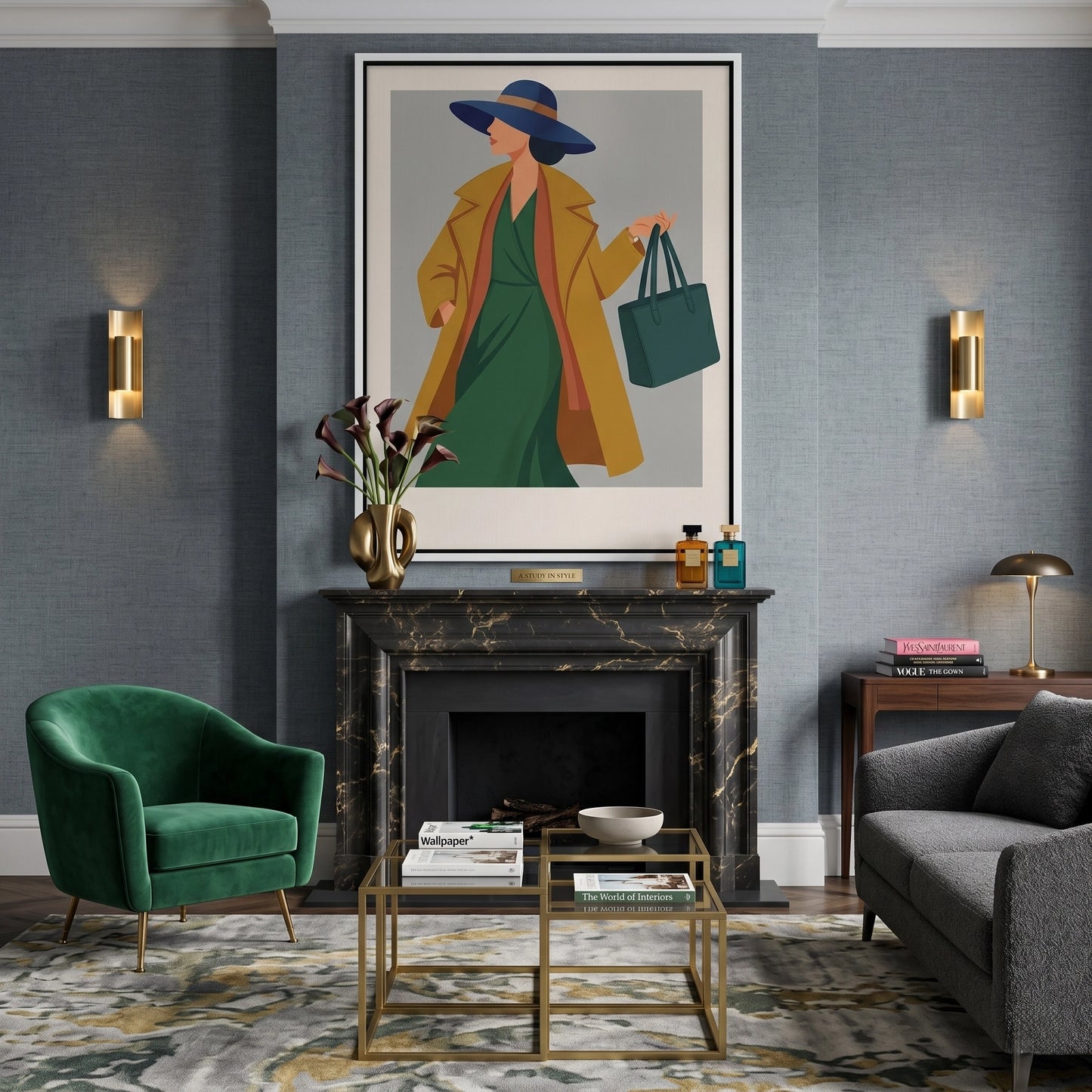 2Elegant Lady - Canvas