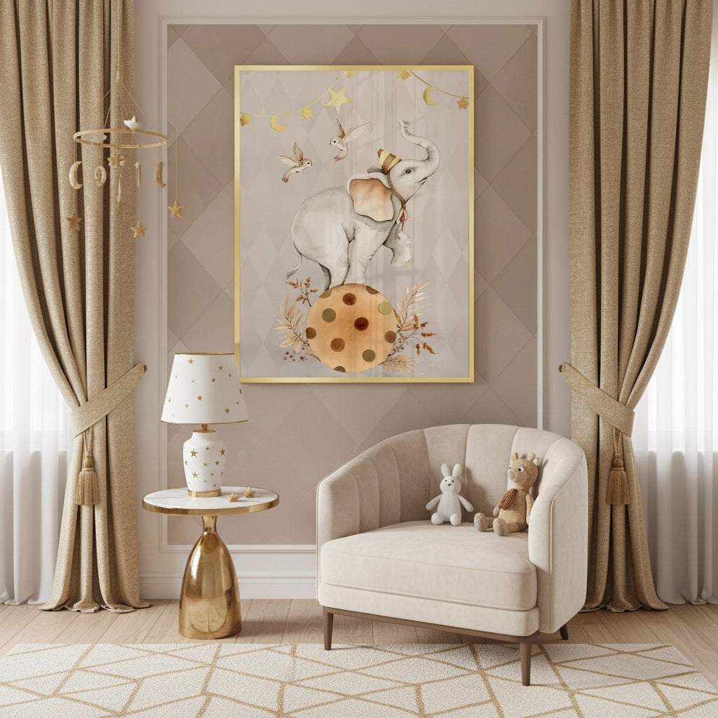 2Elephant Nursery - Fine Art