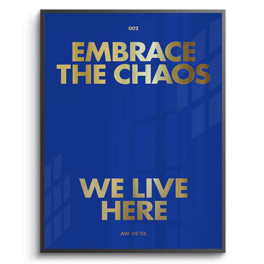 Embrace The Chaos - Fine Art