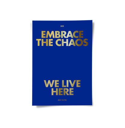 Embrace The Chaos - Poster