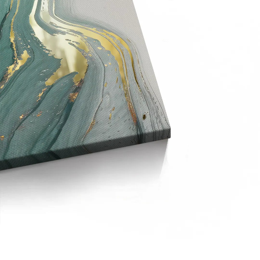 Emerald Flow Set of 3 - Canvas - Jasmineart.ae