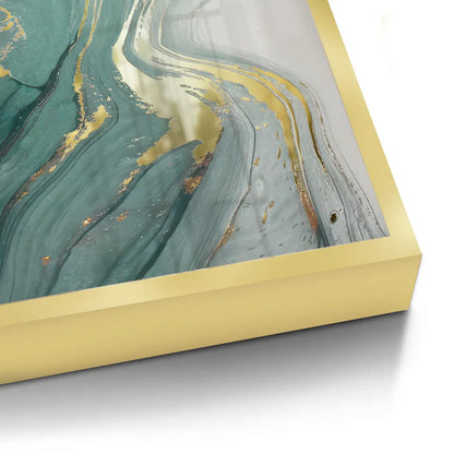 Emerald Flow Set of 3 - Fine Art