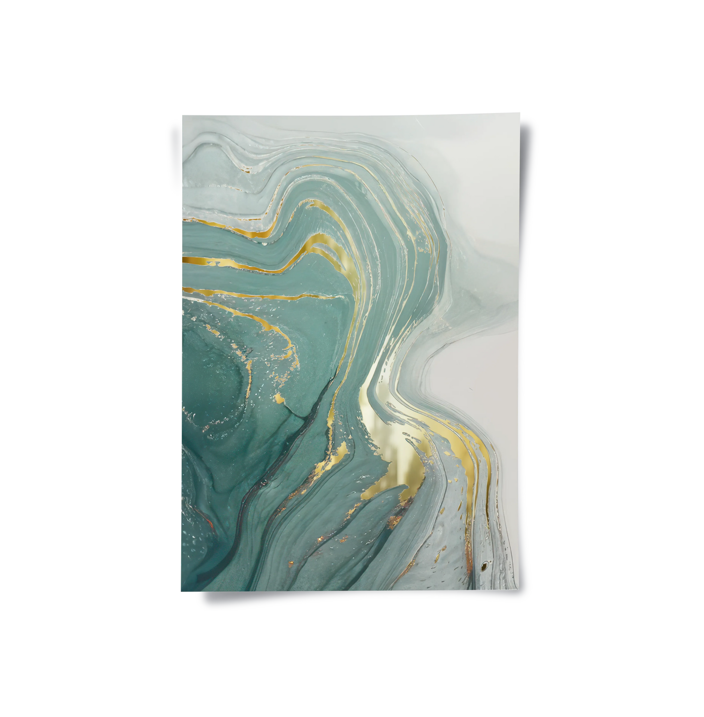 2Emerald Flow Set of 3 - Poster