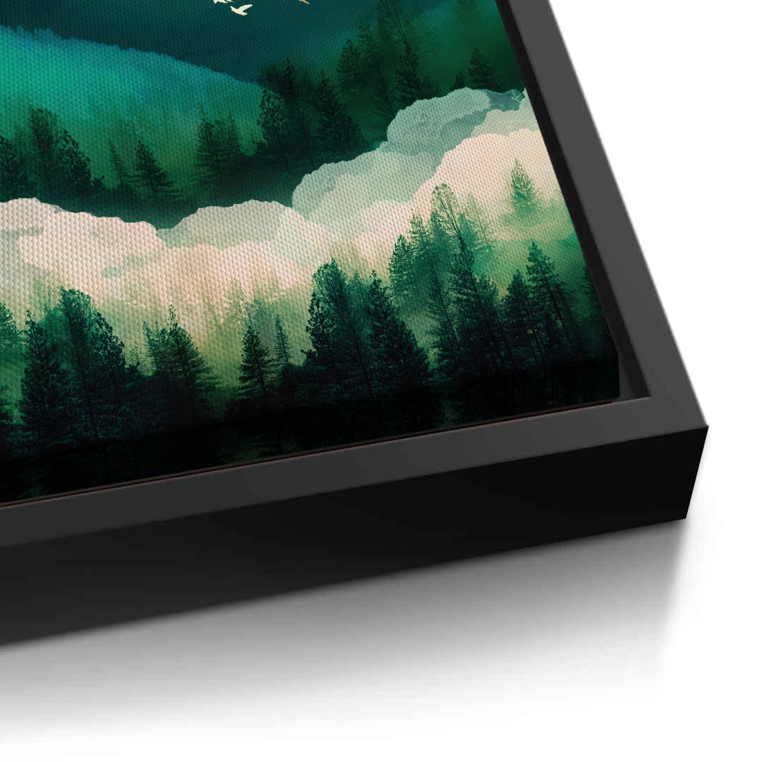 2Emerald Forest Abstract - Canvas