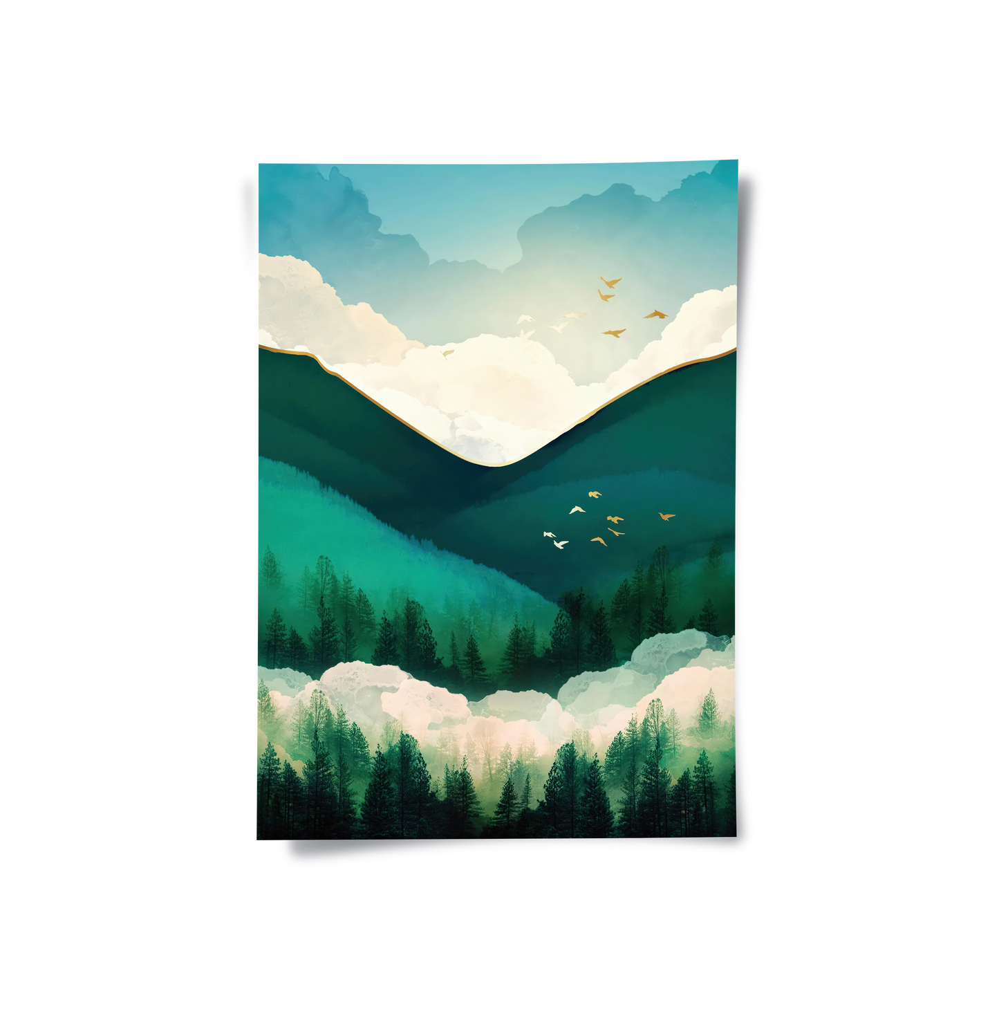 2Emerald Forest Abstract - Poster