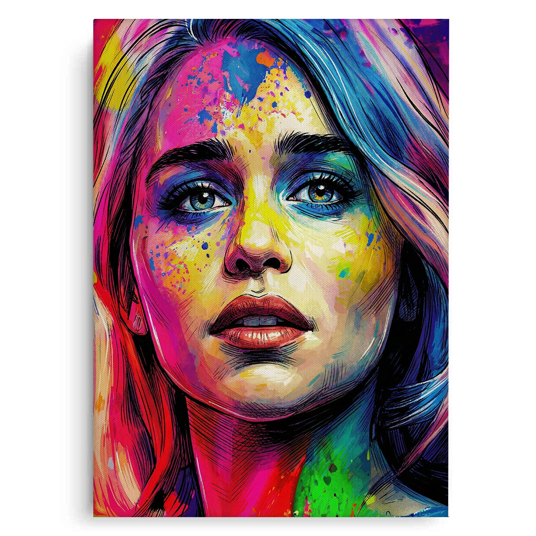 2Emilia Clarke Pop Art - Canvas