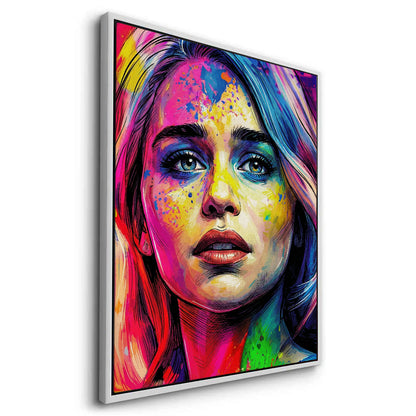 Emilia Clarke Pop Art - Canvas