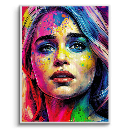 Emilia Clarke Pop Art - Fine Art