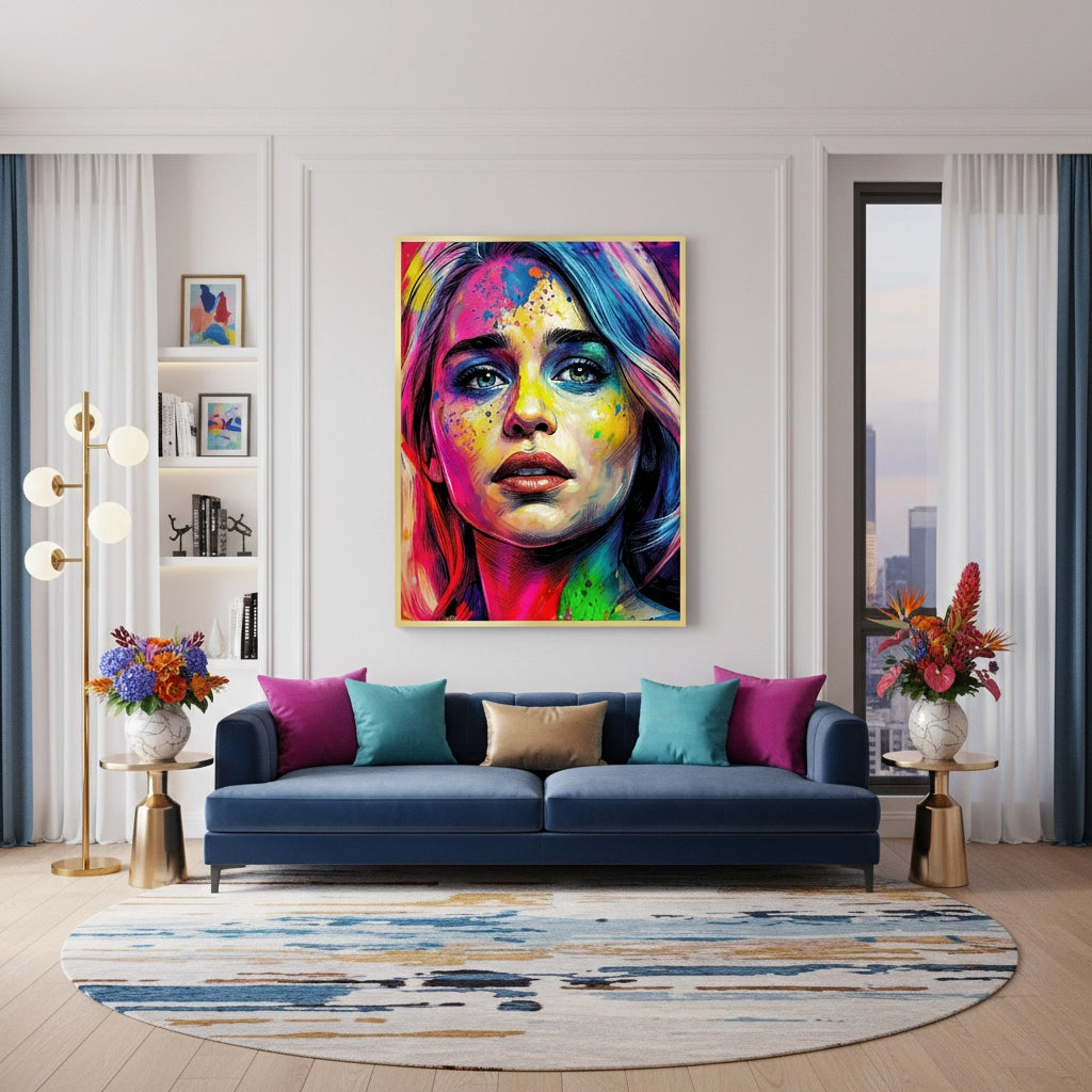 2Emilia Clarke Pop Art - Fine Art