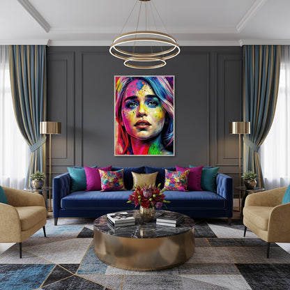 Emilia Clarke Pop Art - Fine Art