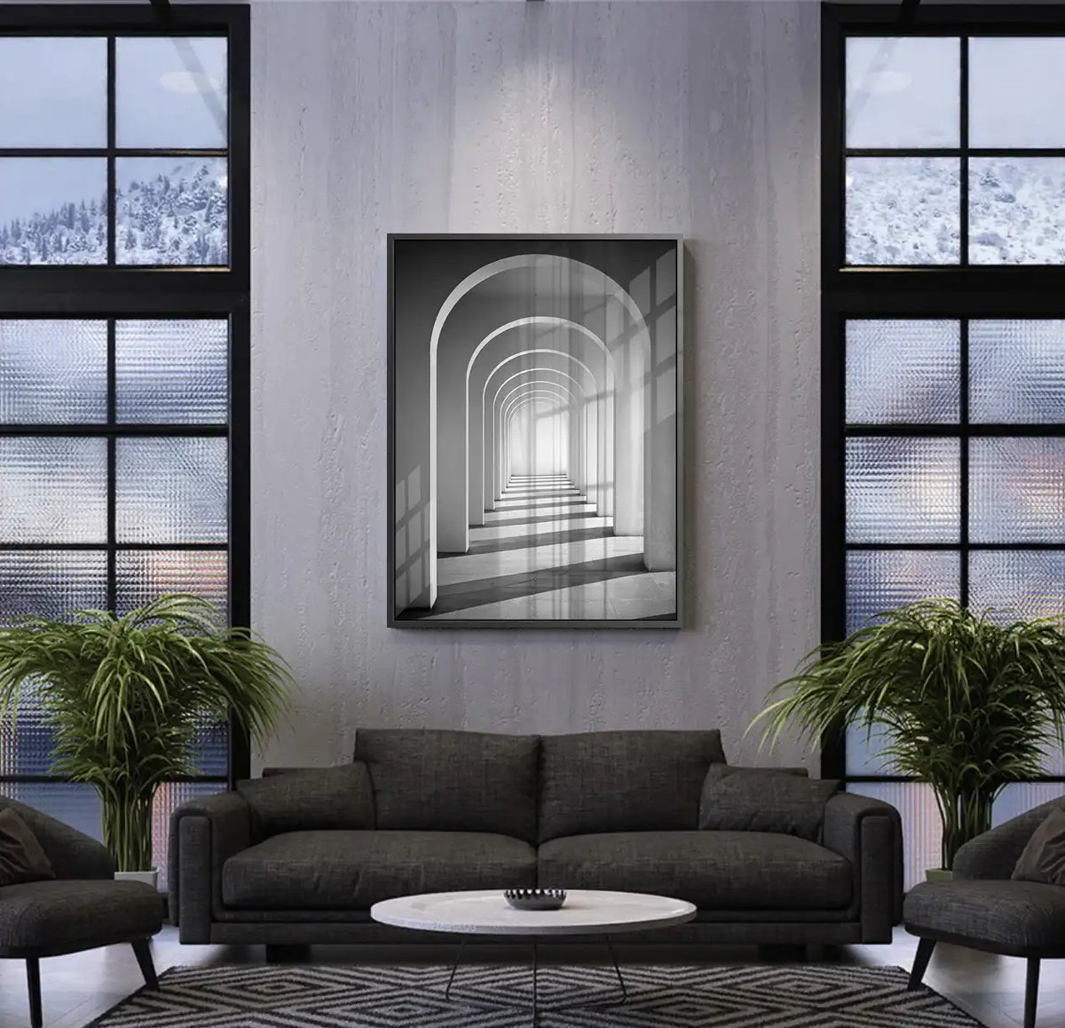 Endless Arches - Acrylic - Jasmineart.ae