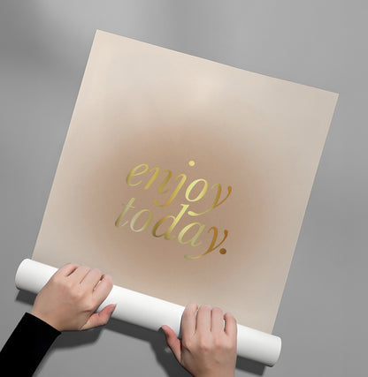 Enjoy Today - Poster