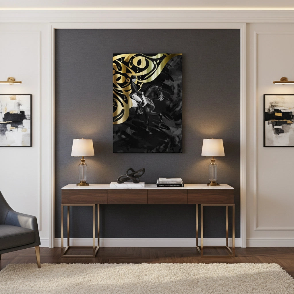 Equestrian Dressage - Canvas