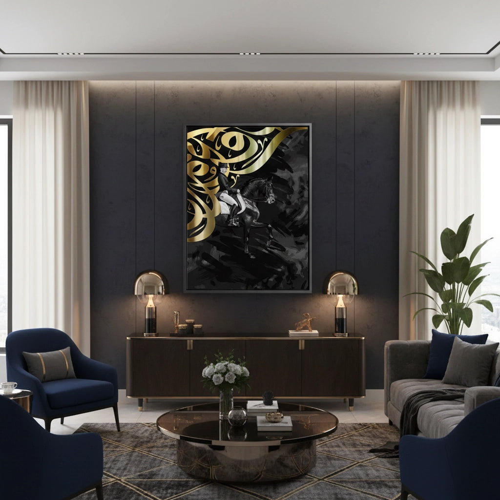 2Equestrian Dressage - Canvas