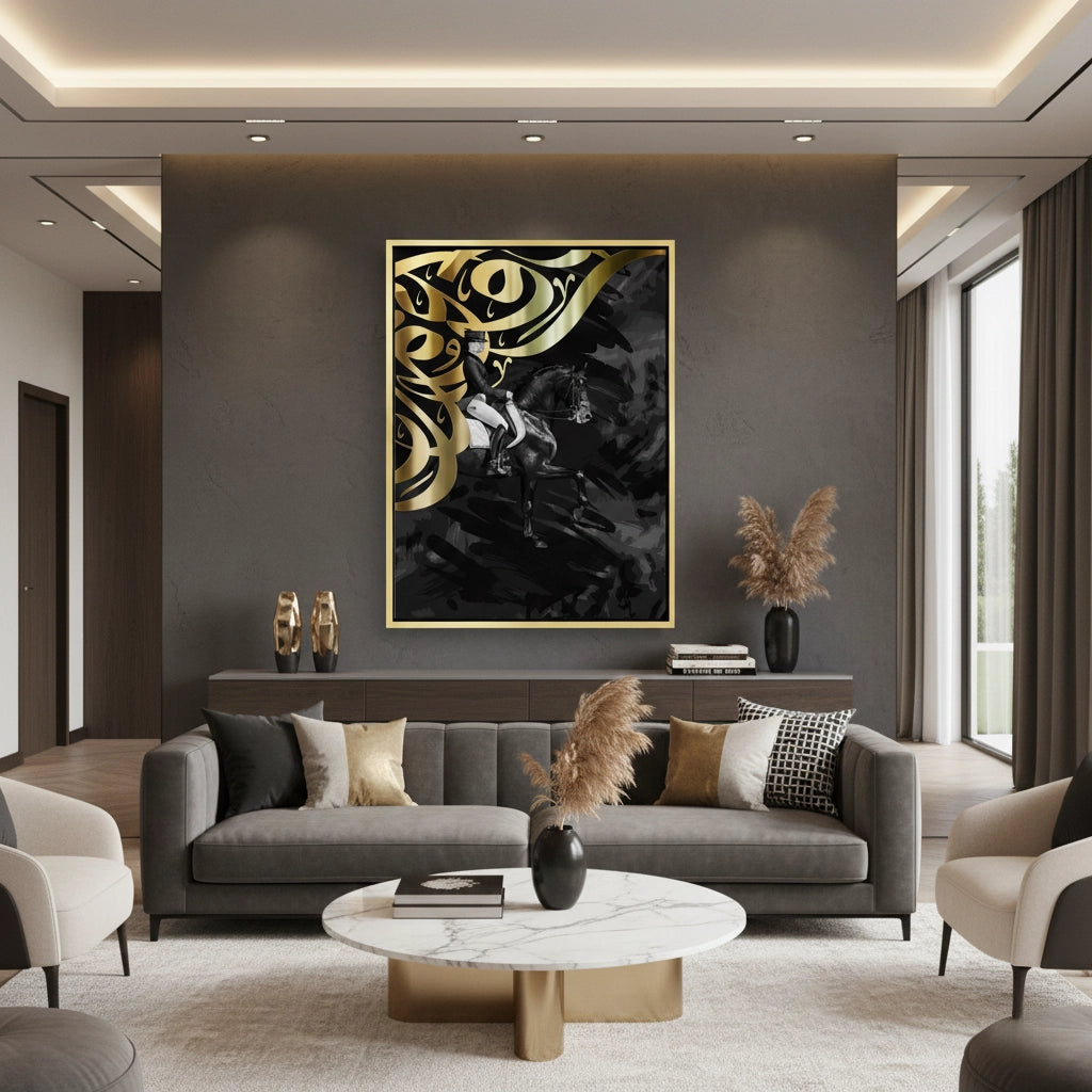 2Equestrian Dressage - Canvas