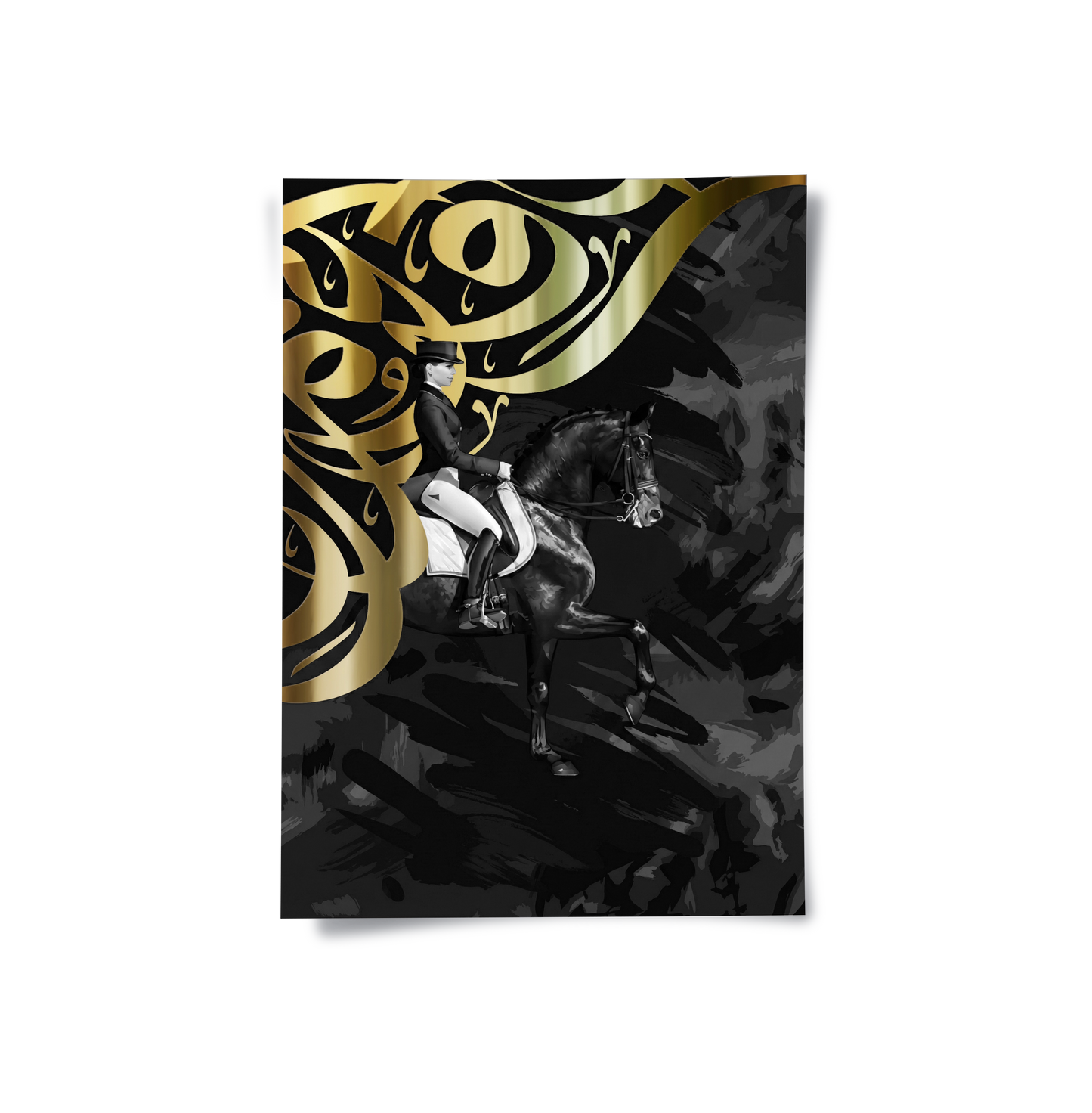 2Equestrian Dressage - Poster