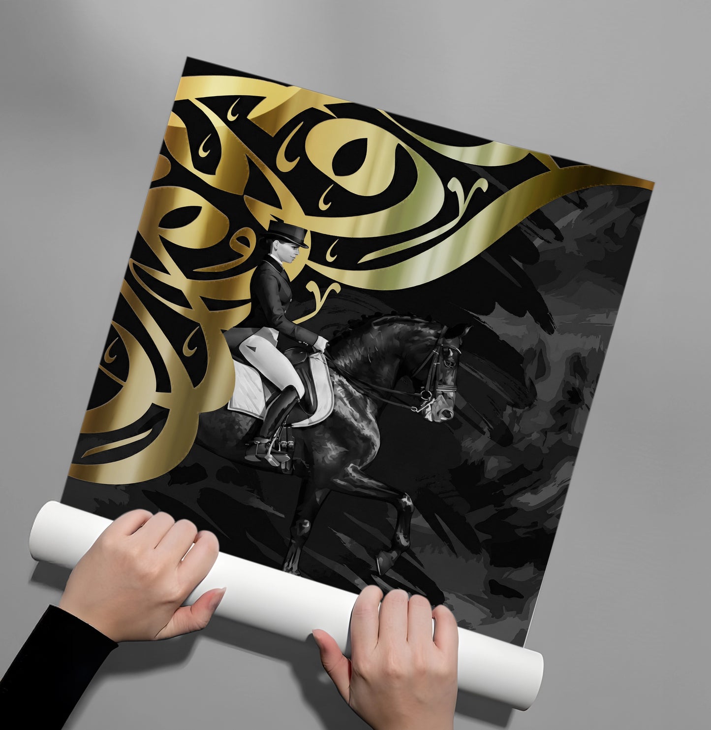 2Equestrian Dressage - Poster