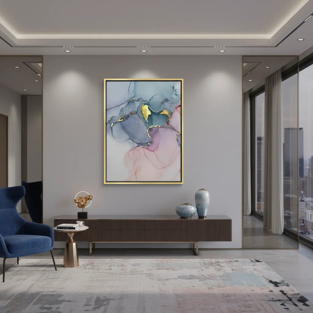 Ethereal Bloom - Canvas - Jasmineart.ae