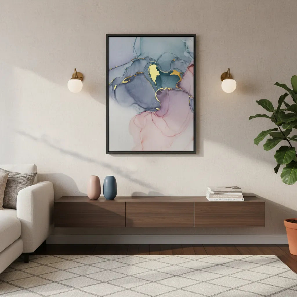 Ethereal Bloom - Canvas - Jasmineart.ae