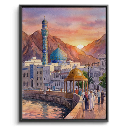 Evening in Mutrah - Canvas