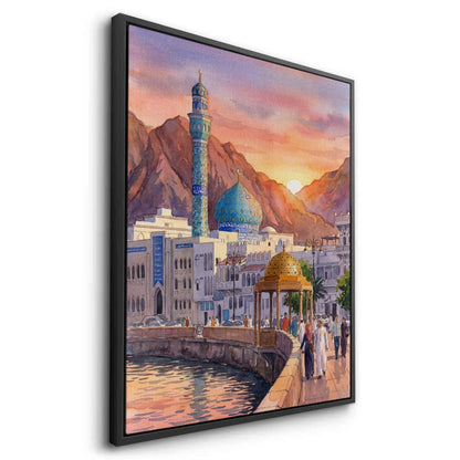Evening in Mutrah - Canvas