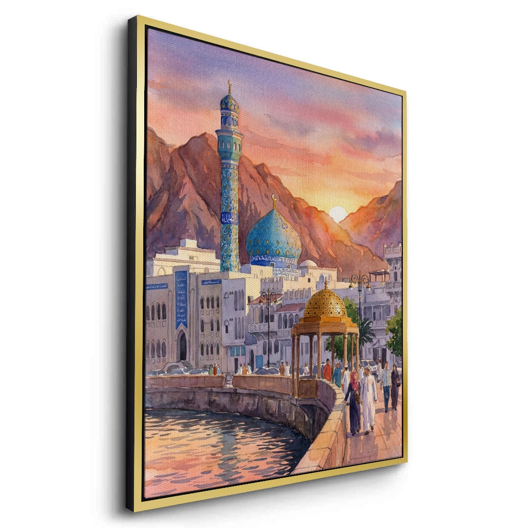 2Evening in Mutrah - Canvas