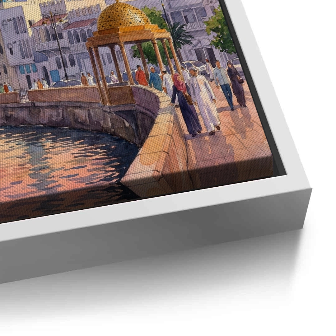 2Evening in Mutrah - Canvas