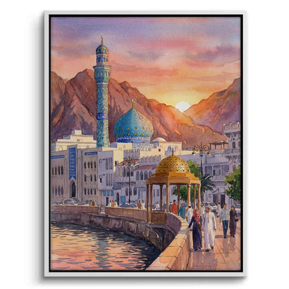 Evening in Mutrah - Canvas