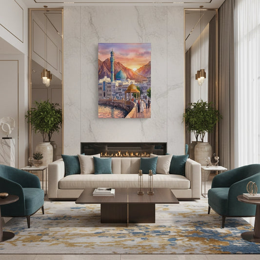 Evening in Mutrah - Canvas