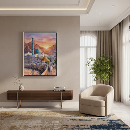 Evening in Mutrah - Canvas
