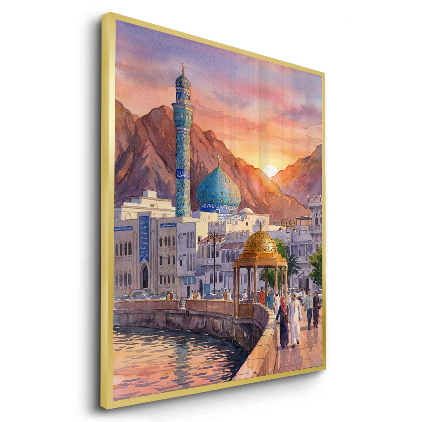 2Evening in Mutrah - Fine Art