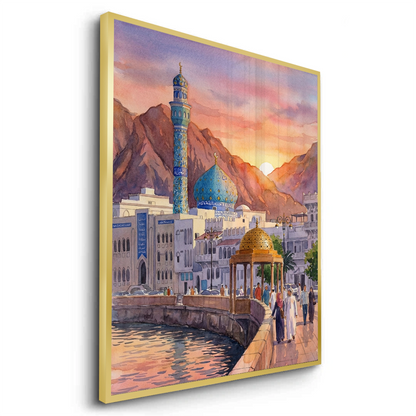 Evening in Mutrah - Fine Art