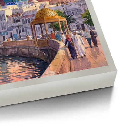 Evening in Mutrah - Fine Art