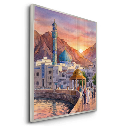Evening in Mutrah - Fine Art