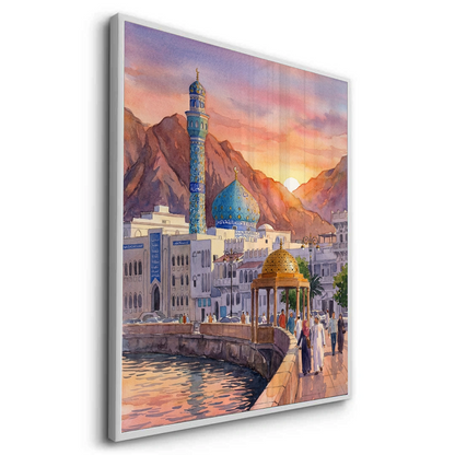 Evening in Mutrah - Fine Art