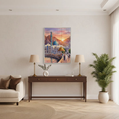 Evening in Mutrah - Fine Art