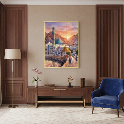 Evening in Mutrah - Fine Art