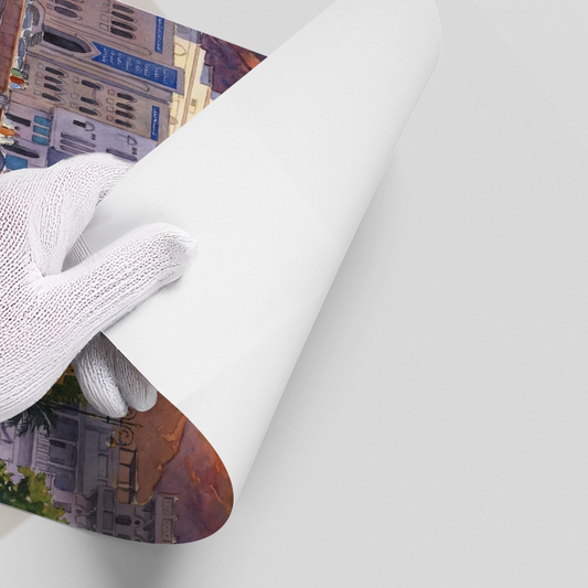 Evening in Mutrah - Poster