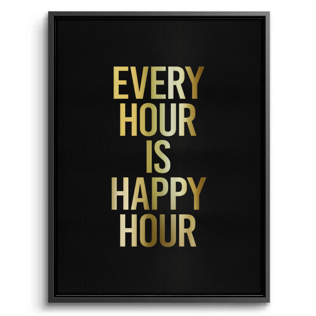 2Every Hour Is Happy Hour - Canvas